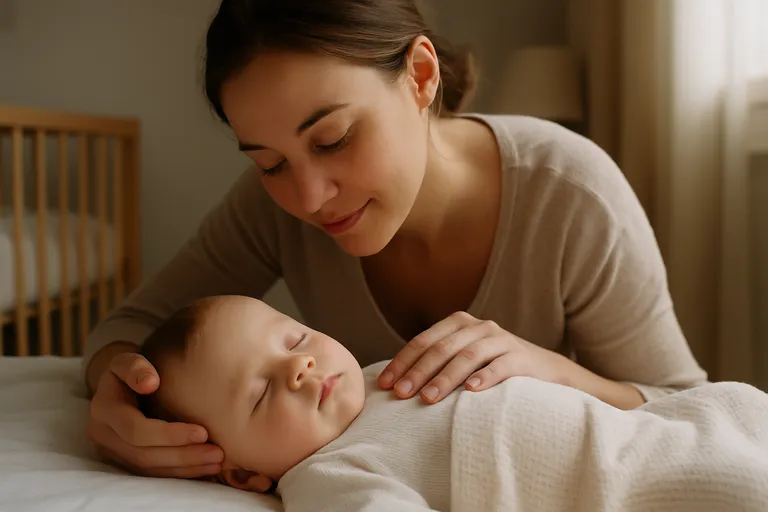 Je slaperige baby rustig wakker maken voor een zachte start van de dag