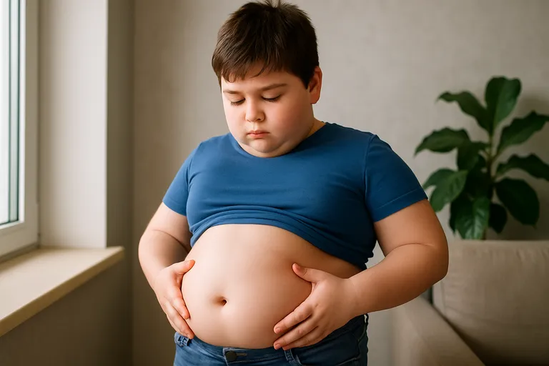 Dikke buik bij je kind in de prepuberteit: oorzaken, signalen en wat je kunt doen