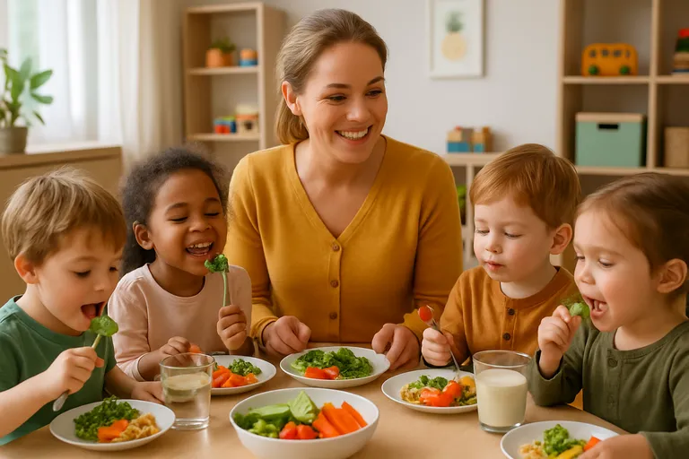 Gezonde voeding in de kinderopvang: samen aan tafel voor blije, energieke kinderen