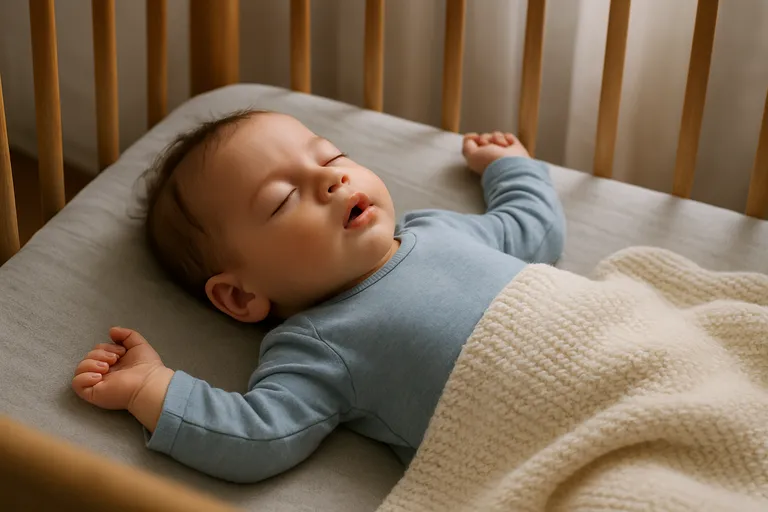 Je baby ademt snel in slaap: wat het betekent en wat je kunt doen